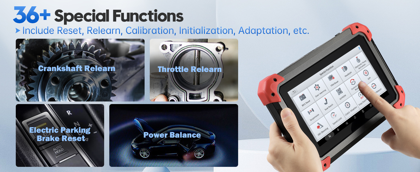 Bidirectional Scan Tool: 2024 Newest Automotive Scanner Diagnostic Tool with ECU Coding,Active Tests,All System Scan,36+ Resets,Crankshaft Relearn,Android 10,3-Year Updates