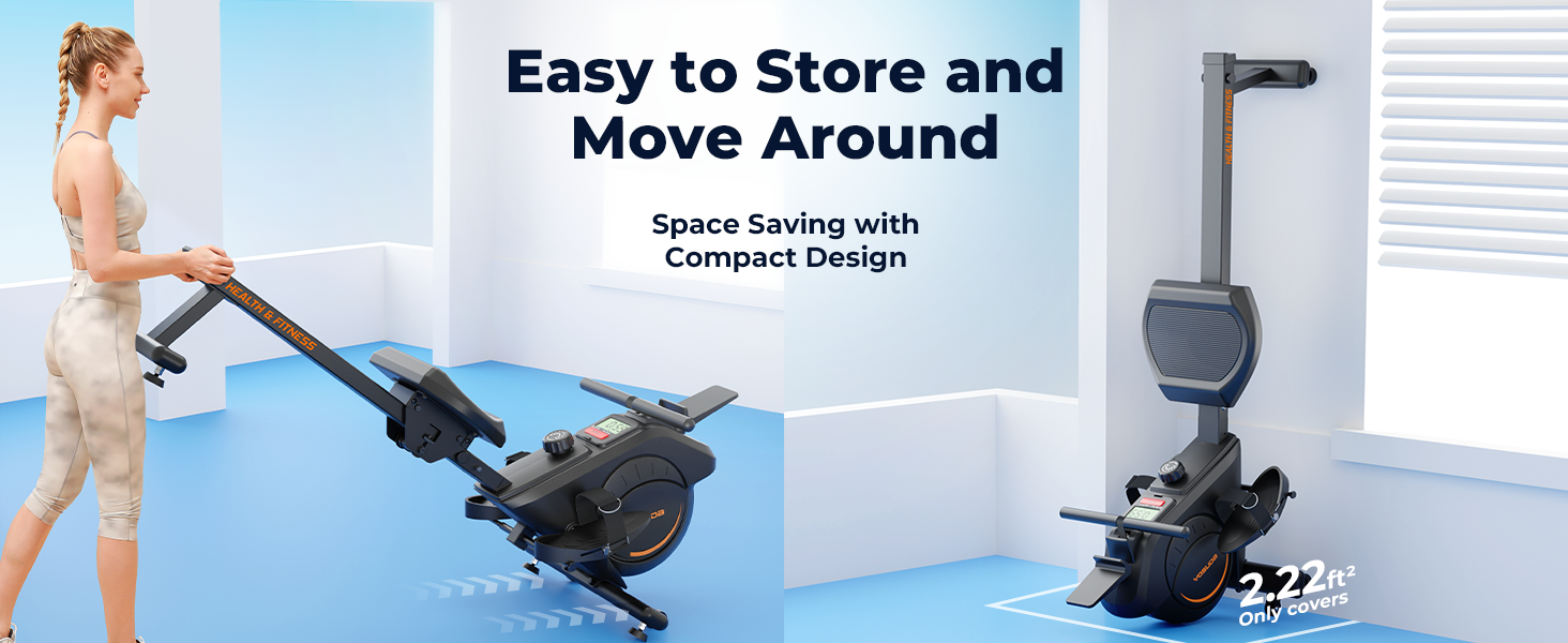 YOSUDA Magnetic Rowing Machine 350 LB Weight Capacity