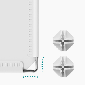 SONGMICS Shoe Rack with 10 Compartments,Shoe Cabinet,30 x 40 x 30 cm per Compartment,Narrow,with Doors,Steel Frame,Plastic,for Hallway,Bedroom,Entryway,White LPC035W01