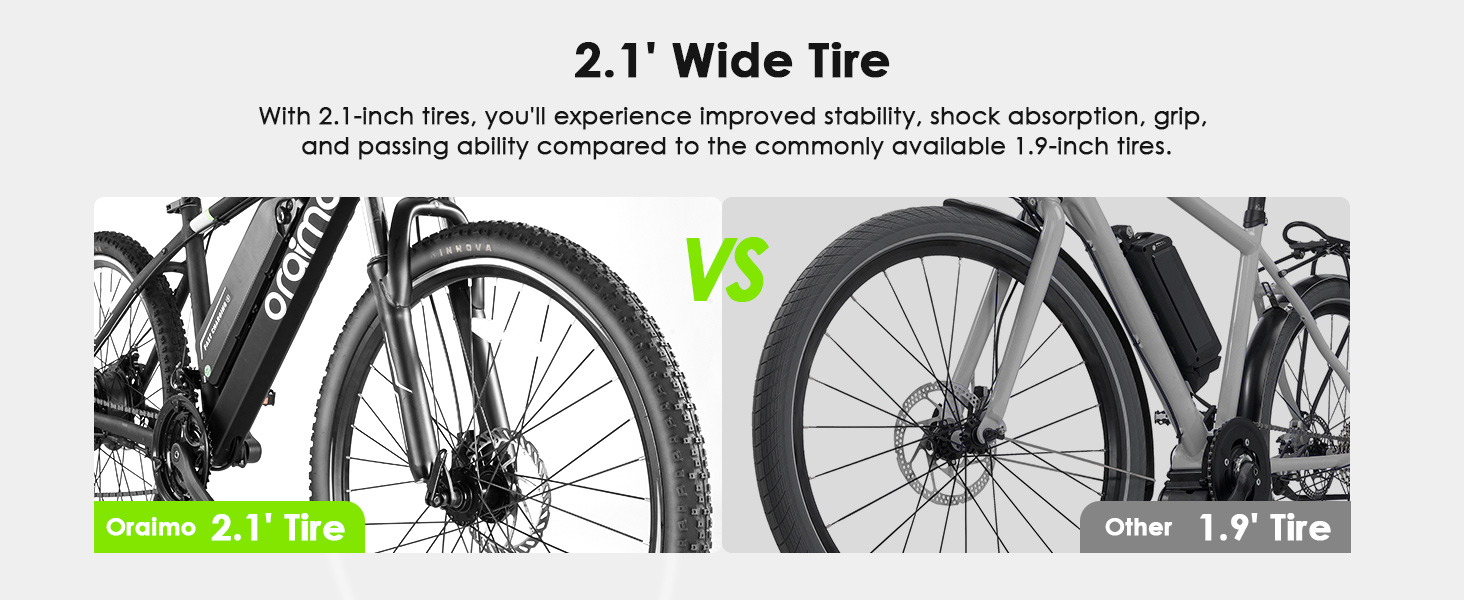 Oraimo Electric Bike for Adults with 350W BAFANG Motor