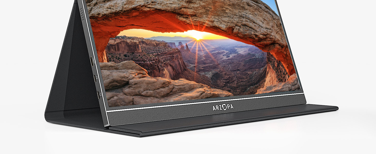 ARZOPA Portable Monitor,15.6'' 1080P FHD Laptop Monitor