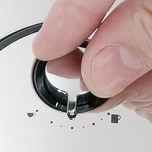 Breville BRITA HotCup Hot Water Dispenser | Integrated Water Filter | 1.8L with 3kW Fast Boil & Variable Dispense | Energy-efficient use | Stainless Steel [VKJ367],Silver/Black