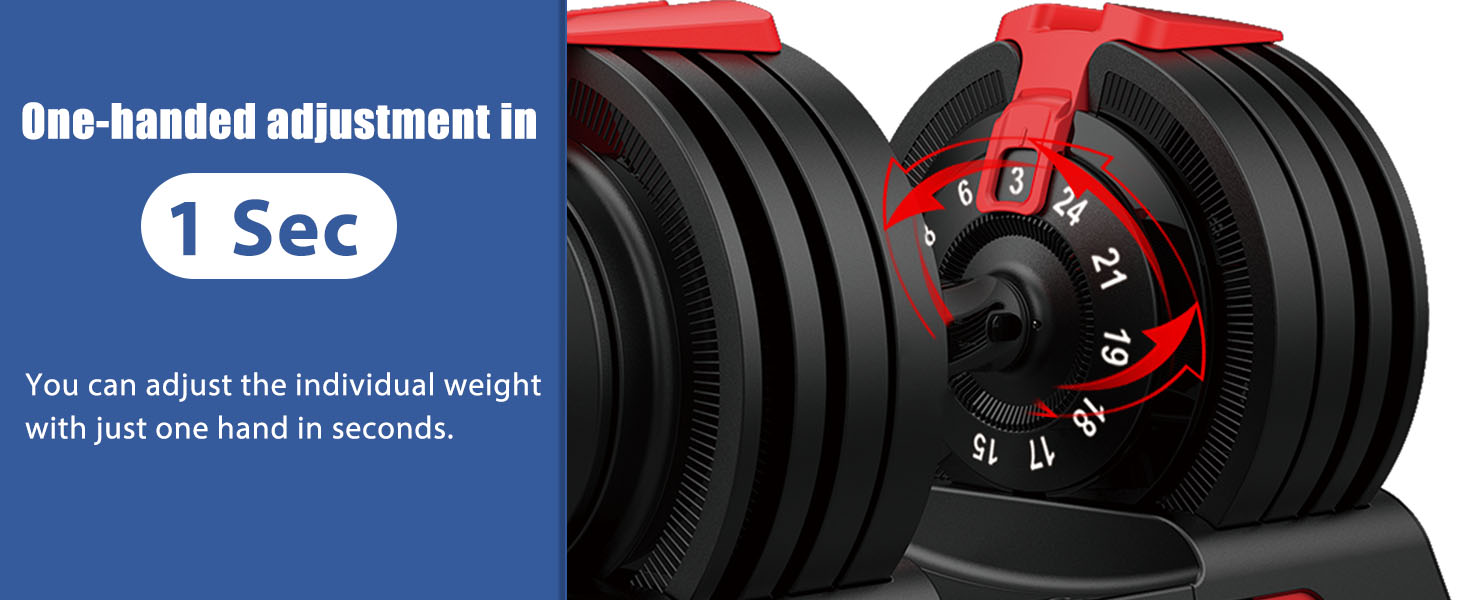 DH FitLife 24 kg Adjustable Dumbbells from 3 to 24 kg with 12 Weight Levels,Short Dumbbell Set with Weight Discs,Adjustable Short Dumbbells,Variable Weights 12 in 1 DH FitLife 24 kg Adjustable Dumbbells from 3 to 24 kg with 12 Weight Levels,Short Dumbbell Set with Weight Discs,Adjustable Short Dumbbells,Variable Weights 12 in 1