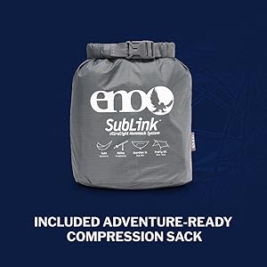 Hammock System - Includes Sub6 Hammock,Helios Suspension System,Guardian SL Bug Net,and Rain Tarp - Set of Lightweight Hammock Essentials for Camping,or Hiking - Grey/Lichen