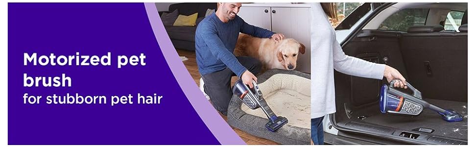 BLACK+DECKER dustbuster,Cordless Pet Handheld Vacuum