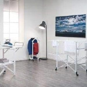 Foppapedretti Gulliver Falt drying rack,105 x 80 x 174 cm,wood,walnut