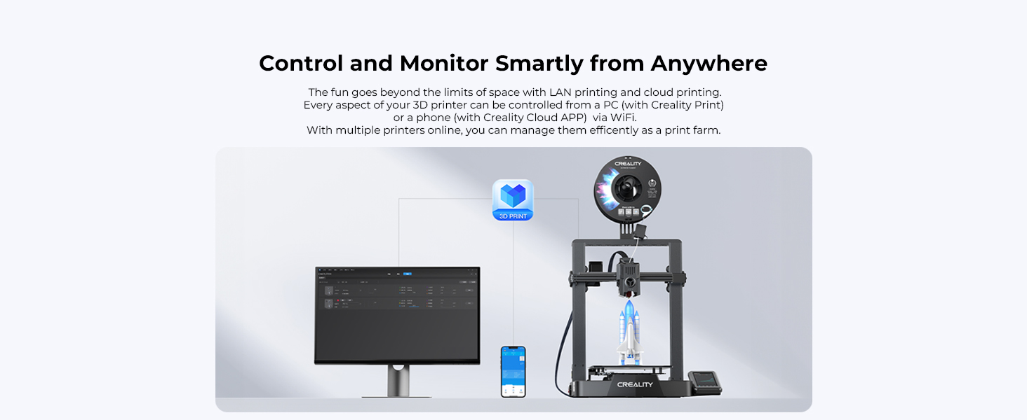 Creality Ender-3 V3 KE 3D Printer,500 mm/s High-Speed Creality Ender-3 V3 KE 3D Printer,500 mm/s High-Speed