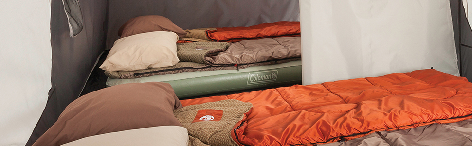 Coleman WeatherMaster 10-Person Camping Tent with Room Divider Coleman WeatherMaster 10-Person Camping Tent with Room Divider