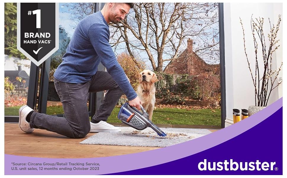 BLACK+DECKER dustbuster,Cordless Pet Handheld Vacuum