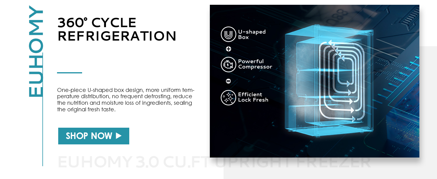 Upright freezer,3.0 Cubic Feet,Single Door Compact Mini Freezer with Reversible Stainless Steel Door,Small freezer for Home/Dorms/Apartment/Office (Silver)