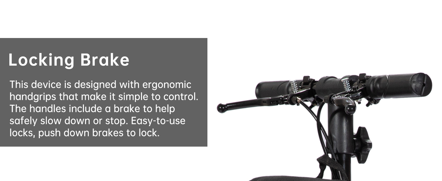 Elenker Knee Walker Steerable Medical Scooter Crutch Alternative