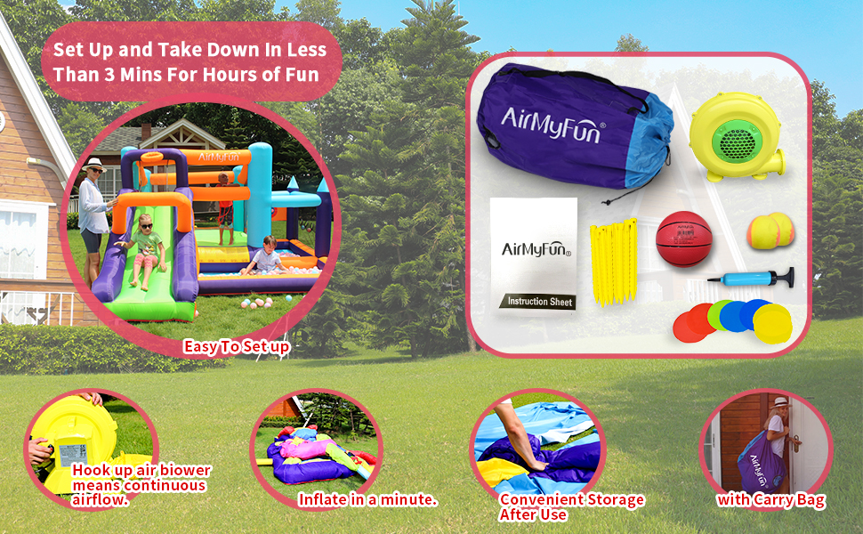 AirMyFun Inflatable Jumping Bouncer Outdoor