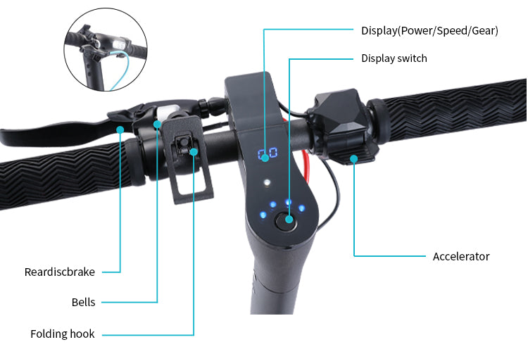 Motorized Folding Electric Scooter For Adults Portable Commuter