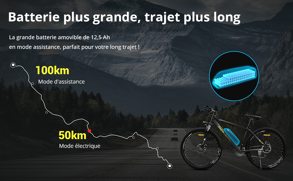 Eleglide Electric Bikes,M1 Plus Electric Mountain Bike 27.5