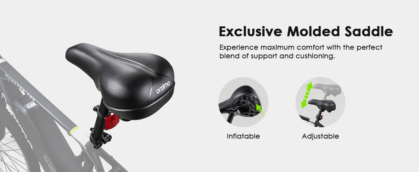 Oraimo Electric Bike for Adults with 350W BAFANG Motor