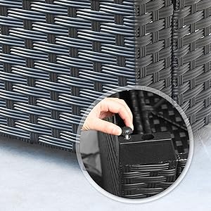 5 Piece Furniture Outdoor Sectional Cushions