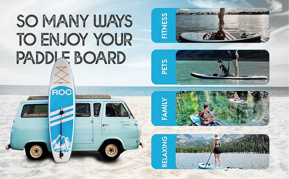 Roc Inflatable Stand Up Paddle Boards 10 ft 6 in