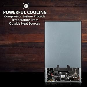 18 Bottle Compressor Wine Cooler Refrigerator w/Lock,Large Freestanding Wine Cellar For Red,White,Champagne or Sparkling Wine,41f-64f Digital Temperature Control Fridge Glass Door Black