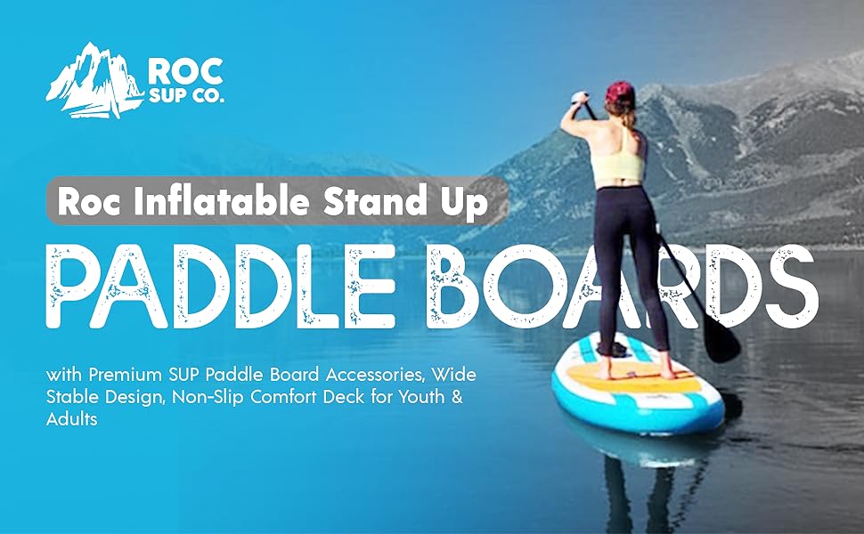 Roc Inflatable Stand Up Paddle Boards 10 ft 6 in