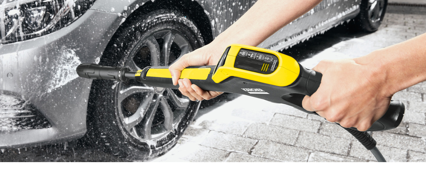 K?rcher K 4 Power Control Flex Car & Home Pressure Washer,Pressure: max. 130 bar,Flow Rate: 420 l/h,Area: 30 m2/h,Water Filter,Weight: 11.5 kg,Dirt Blaster,Spray Lance,incl. Home Kit & Car Kit