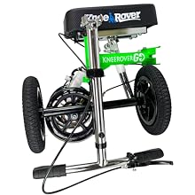 Hybrid - Most Compact All Terrain Knee Scooter for Adults for Foot Surgery Heavy Duty Knee Walker for Broken Ankle Foot Injuries Recovery Leg Scooter Best Knee Crutch Alternative (Green)