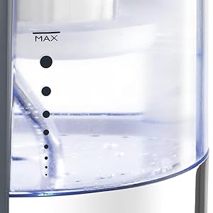 Breville BRITA HotCup Hot Water Dispenser | Integrated Water Filter | 1.8L with 3kW Fast Boil & Variable Dispense | Energy-efficient use | Stainless Steel [VKJ367],Silver/Black