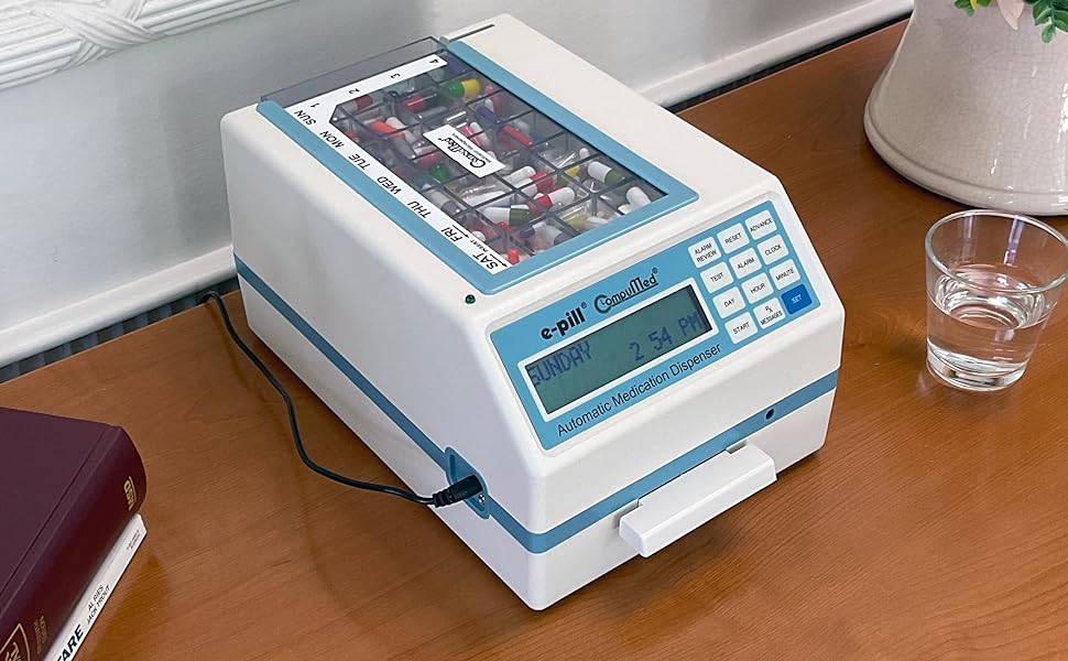 CompuMed - Tamper Resistant Automatic Pill Dispenser - AC Powered CompuMed - Tamper Resistant Automatic Pill Dispenser - AC Powered