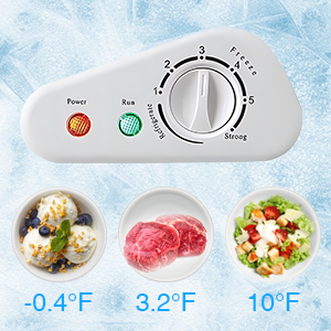 3.5 Cu.Ft Chest Freezer with a Removable Basket 7 Gears Adjustable Temperature Control(-18??F to -46??F),Deep Compact Freezer for Garage,Office,Basement,House,Kitchen,Shop,RVs-White