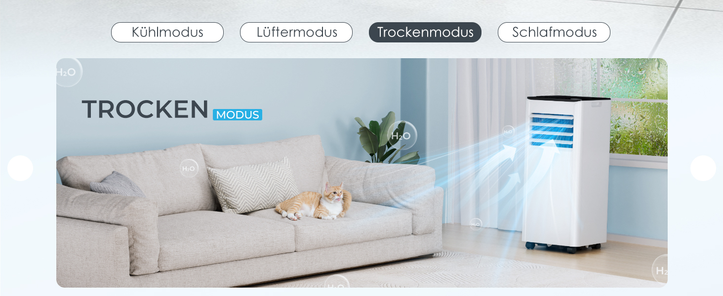 Mobile Air Conditioner with Exhaust Hose 7000 BTU 4-in-1 Mobile Air Conditioner Quiet Operation Digital Display + Remote Control Window Installation Set 24 Hour Timer for Rooms up to 20 m2