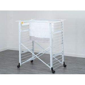 Foppapedretti Gulliver Falt drying rack,105 x 80 x 174 cm,wood,walnut