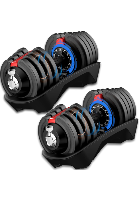 DH FitLife 24 kg Adjustable Dumbbells from 3 to 24 kg with 12 Weight Levels,Short Dumbbell Set with Weight Discs,Adjustable Short Dumbbells,Variable Weights 12 in 1 DH FitLife 24 kg Adjustable Dumbbells from 3 to 24 kg with 12 Weight Levels,Short Dumbbell Set with Weight Discs,Adjustable Short Dumbbells,Variable Weights 12 in 1