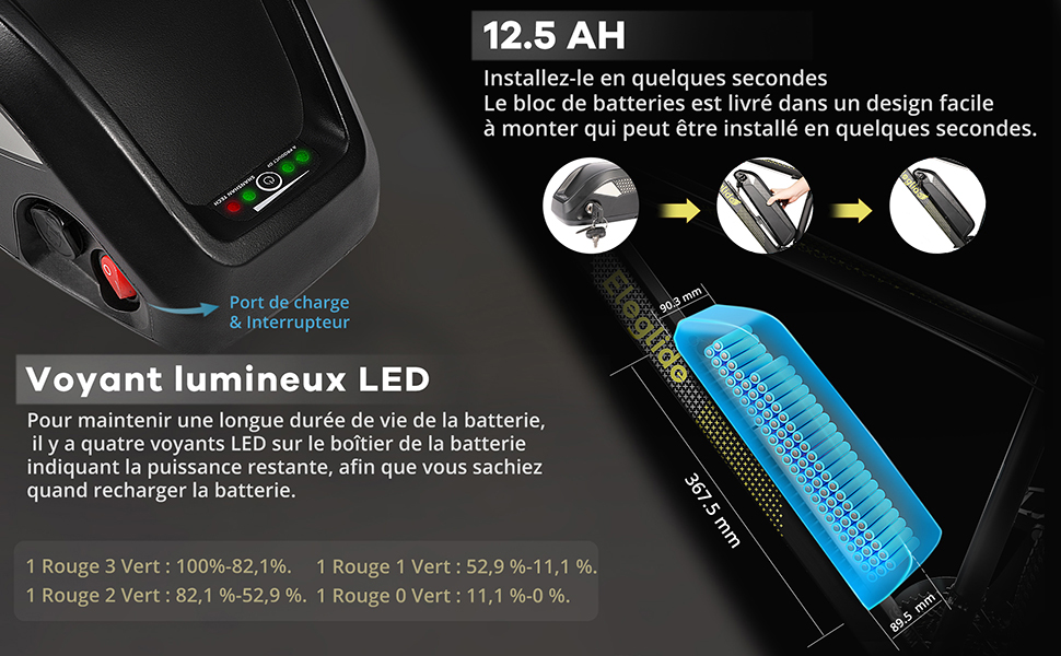 Eleglide Electric Bikes,M1 Plus Electric Mountain Bike 27.5