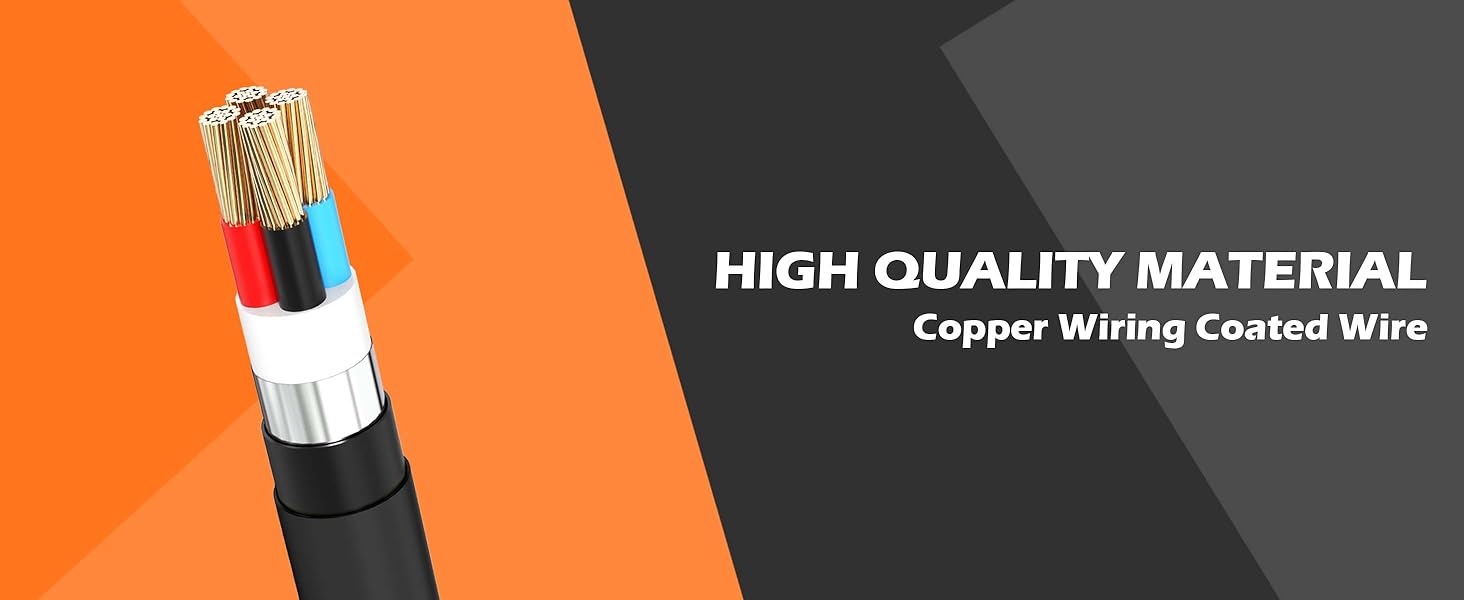 50 Amp 10 Feet Generator Cord and Power Inlet Box Combo Kit NEMA 14-50P Male to SS2-50R STW 6/3+8/1 AWG 125/250V Twist Locking with Inlet Box for Generator to House