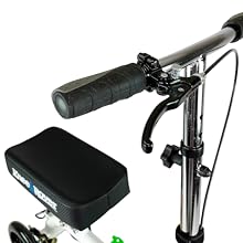 Hybrid - Most Compact All Terrain Knee Scooter for Adults for Foot Surgery Heavy Duty Knee Walker for Broken Ankle Foot Injuries Recovery Leg Scooter Best Knee Crutch Alternative (Green)