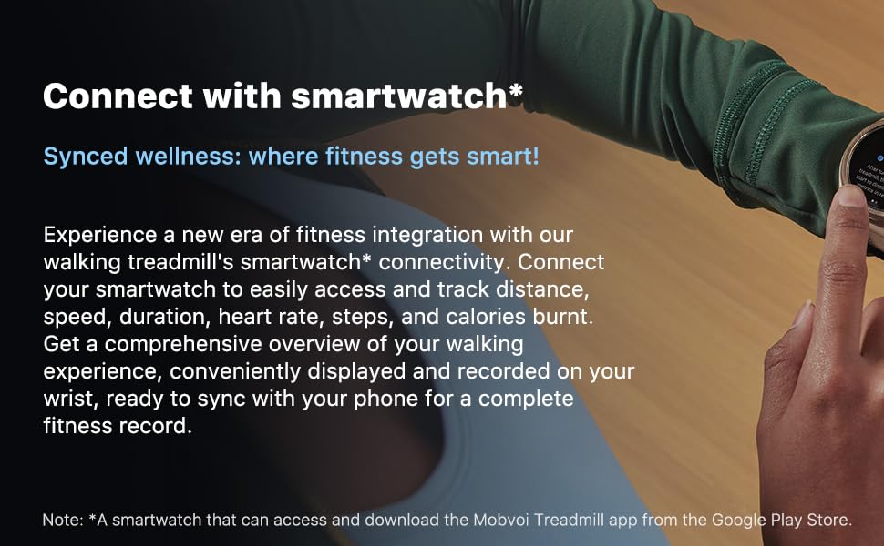 Mobvoi Home Walking Treadmill Walking Pad Under Desk Compact Treadmills for Home Office 2.25 HP Portable Treadmill Walking Jogging Machine with Remote Control LED Display 120 KG 6 km/h Easy Storage