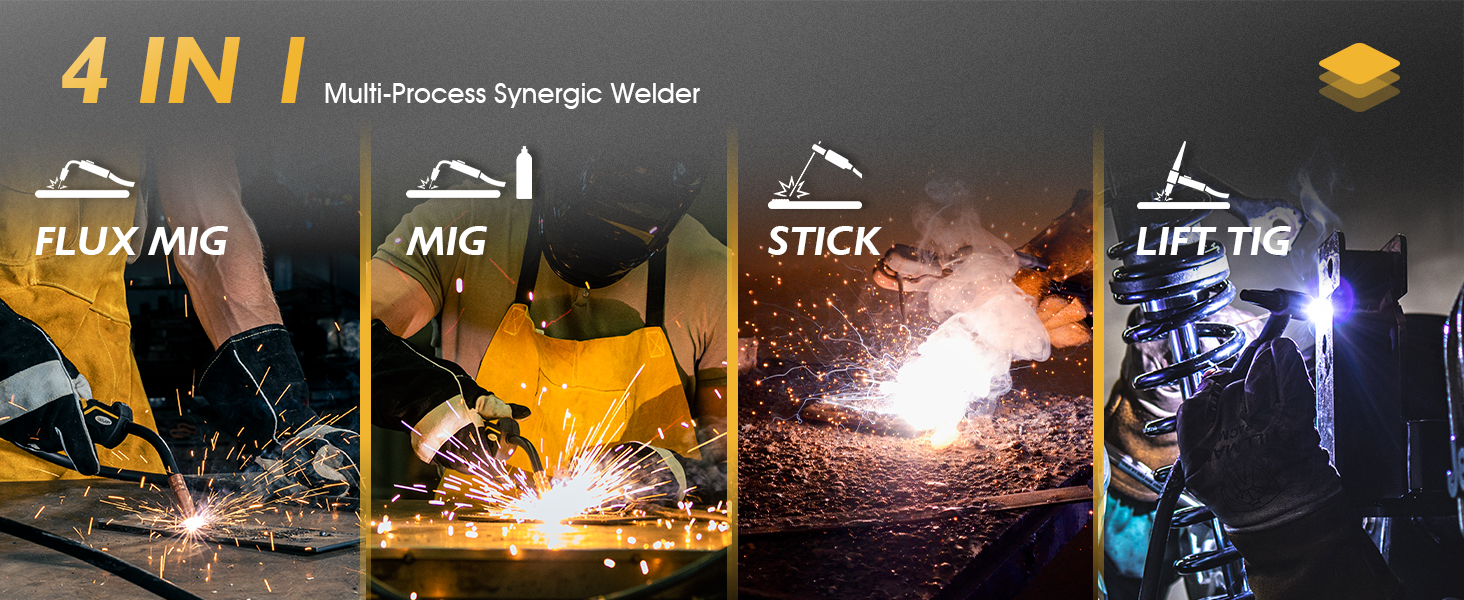 TOOLIOM 200M 3 in 1 Flux MIG Welder 110 / 220V Dual Voltage TOOLIOM 200M 3 in 1 Flux MIG Welder 110 / 220V Dual Voltage