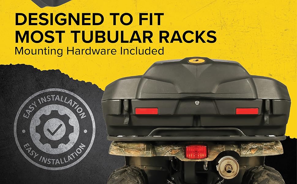 Black Boar Camco UTV/ATV Rear Storage Box and Lounger