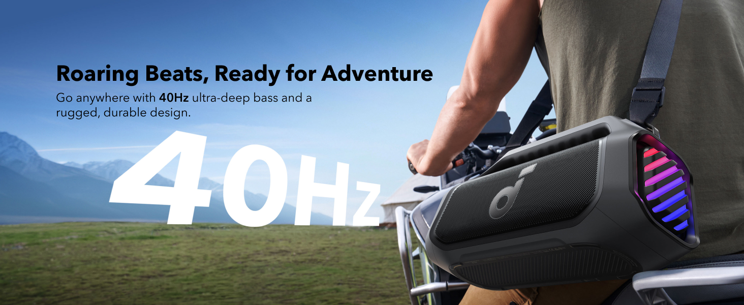 Anker Soundcore Boom 2 Plus Outdoor Speaker,Bluetooth Speaker with 140W,2+2 Channel,BassUp 2.0,20H,Fast Charge,IPX7 Waterproof,RGB Lights,USB-C,Power Bank,for Camping,Beach,Garden Anker Soundcore Boom 2 Plus Outdoor Speaker,Bluetooth Speaker with 140W,2+2 Channel,BassUp 2.0,20H,Fast Charge,IPX7 Waterproof,RGB Lights,USB-C,Power Bank,for Camping,Beach,Garden