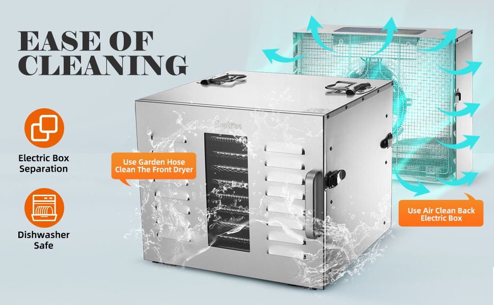 Septree Commercial Large 10 Trays Food Dehydrator