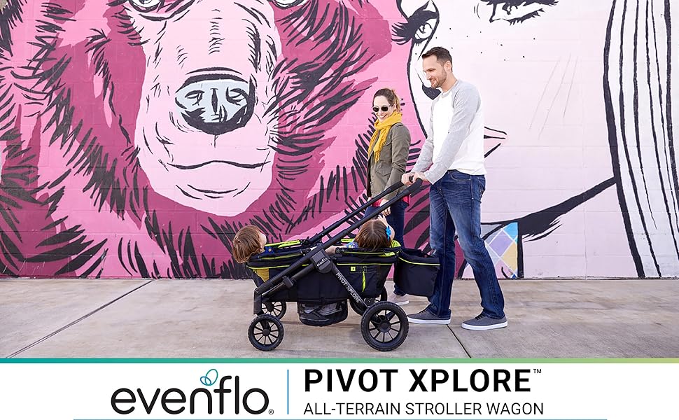 Evenflo Pivot Xplore All-Terrain Stroller Wagon