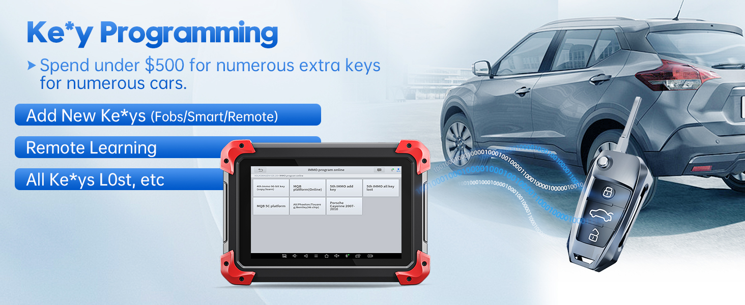 Bidirectional Scan Tool: 2024 Newest Automotive Scanner Diagnostic Tool with ECU Coding,Active Tests,All System Scan,36+ Resets,Crankshaft Relearn,Android 10,3-Year Updates