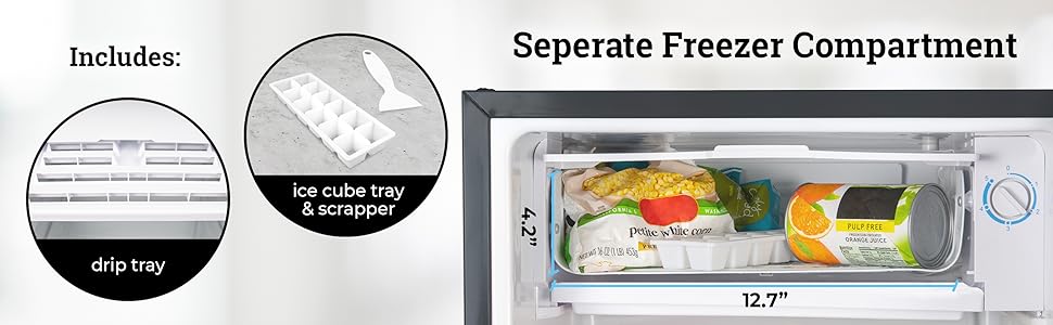 Igloo 3.2 Cu.Ft. Single Door Compact Refrigerator with Freezer Igloo 3.2 Cu.Ft. Single Door Compact Refrigerator with Freezer