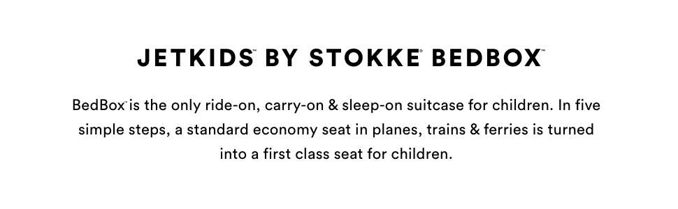 Kids' ride-on luggage and in-flight beds - Help your kids relax and sleep on the plane - Approved by multiple airlines - Best for ages 3 - 7