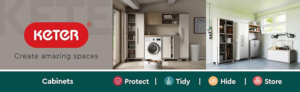 Keter Split Base Indoor Outdoor Multi purpose Recycling Cabinet Grey/Black Keter Split Base Indoor Outdoor Multi purpose Recycling Cabinet Grey/Black