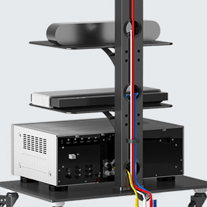 BONTEC TV Stand with Wheels for 30-70 inch Plasma/LCD/LED Screens up to 40 kg,6 Height Adjustments with 3 Tier Tempered Glass Shelves,MAX VESA 600 x 400 mm BONTEC TV Stand with Wheels for 30-70 inch Plasma/LCD/LED Screens up to 40 kg,6 Height Adjustments with 3 Tier Tempered Glass Shelves,MAX VESA 600 x 400 mm