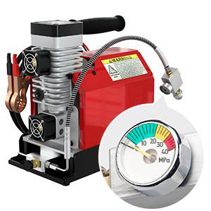 CS2 Portable PCP Air Compressor,4500Psi/30Mpa,Oil-Free,Powered by Car 12V DC or Home 110V AC with Adapter (Included),Paintball Tank Compressor with Extra Moisture-Oil Separator