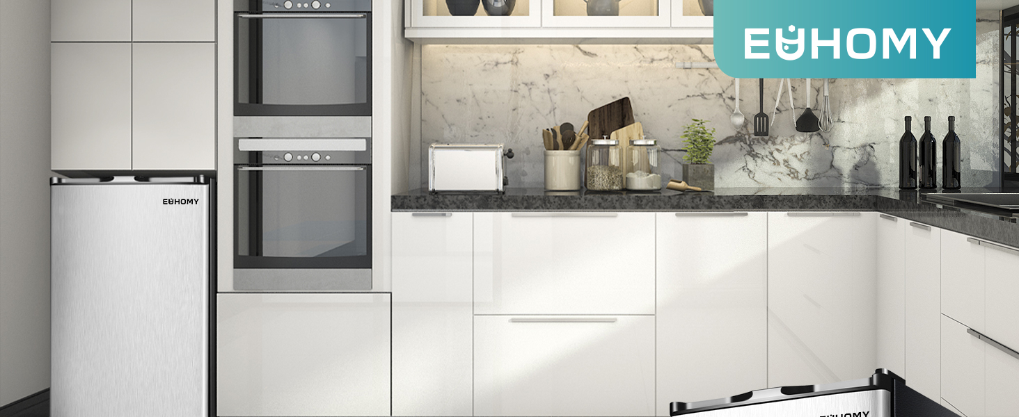 Upright freezer,3.0 Cubic Feet,Single Door Compact Mini Freezer with Reversible Stainless Steel Door,Small freezer for Home/Dorms/Apartment/Office (Silver)