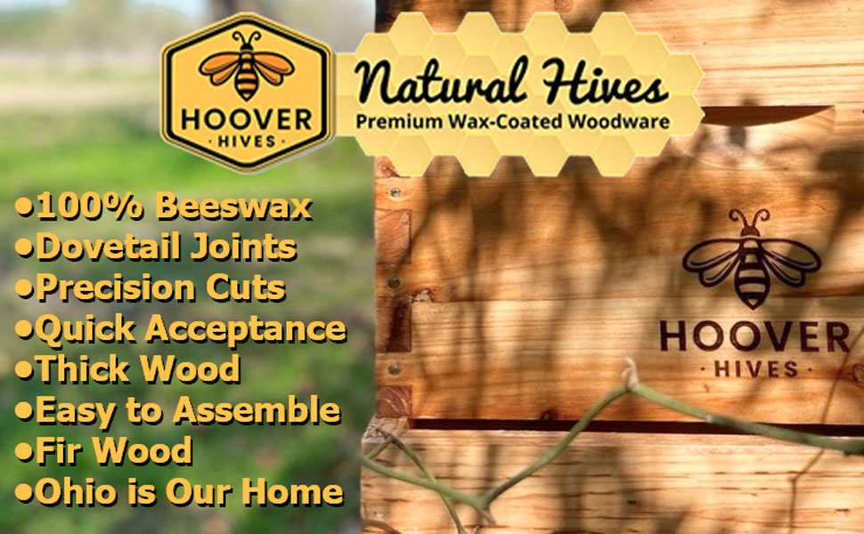 Hoover Hives Original Beeswax Coated Beehive Kit Hoover Hives Original Beeswax Coated Beehive Kit