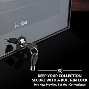 18 Bottle Compressor Wine Cooler Refrigerator w/Lock,Large Freestanding Wine Cellar For Red,White,Champagne or Sparkling Wine,41f-64f Digital Temperature Control Fridge Glass Door Black 18 Bottle Compressor Wine Cooler Refrigerator w/Lock,Large Freestanding Wine Cellar For Red,White,Champagne or Sparkling Wine,41f-64f Digital Temperature Control Fridge Glass Door Black