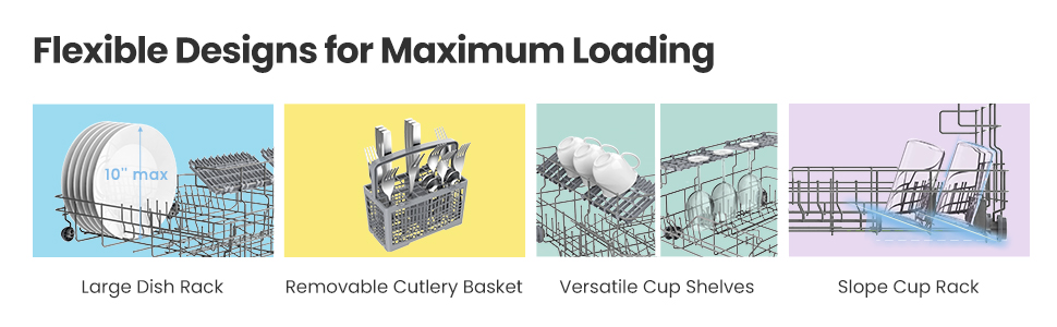 COMFEE' Portable Countertop Dishwasher for Dorm,RV& Apartment COMFEE' Portable Countertop Dishwasher for Dorm,RV& Apartment